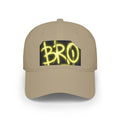 Bro Graffiti Low Profile Baseball Cap — Streetwear Spray-Paint Logo Hat